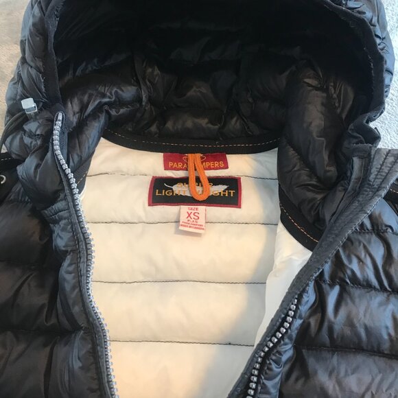 ParaJumpers puffer coat women's size XS black hood down fill luxury capsule - Picture 5 of 16